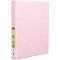 J.Burrows PP Binder A4 4 D-Ring 25mm Pink