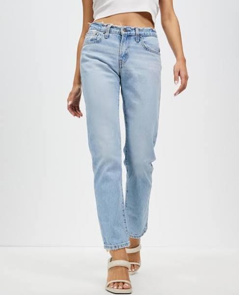 Levi's - Women's Blue Straight - Middy Straight Jeans - Size 25 at The Iconic