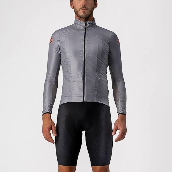 Castelli Aria Shell Jacket - Silver Grey