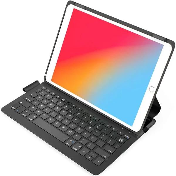 Inateck Keyboard Case for iPad 2021(9th Gen)/iPad 2020(8th Gen)/ iPad 2019(7th Gen) 10.2 Inch, iPad Air 3, iPad Pro 10.5, Ultra Slim, QWERTY Layout,