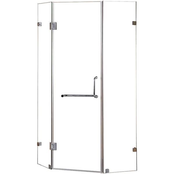 900 x 900mm Frameless 10mm Glass Shower Screen by Della