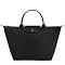 Longchamp Medium Le Pliage Green Tote Bag - Black