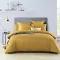 Soho 1000TC Quilt Cover Set Mustard [Size: King Bed]