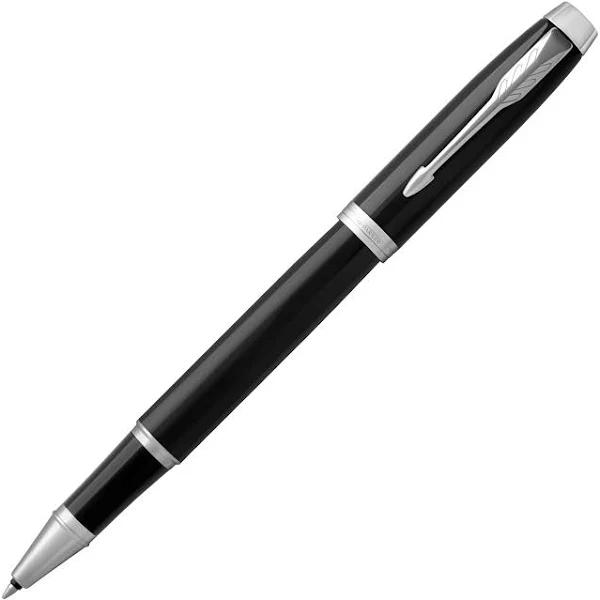 Parker 1931658 Im Black Chrome Trim Rollerball Pen