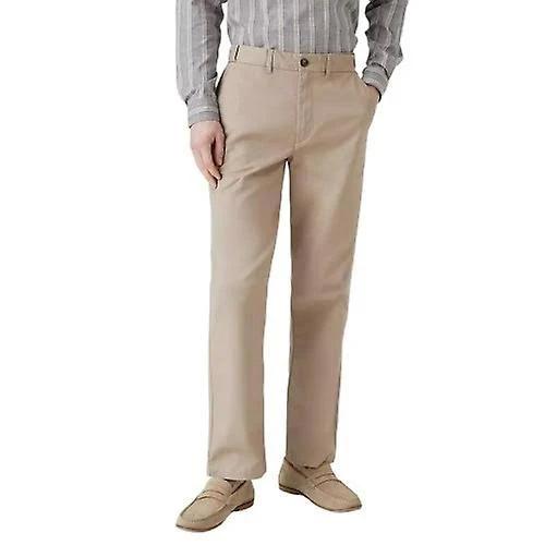 Maine Mens Premium Chino Trousers Off White 42S