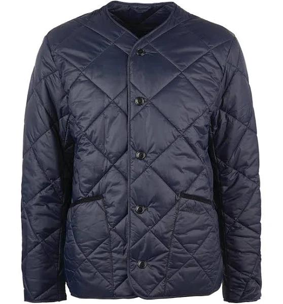 Barbour Navy Liddesdale Cardigan Quilted Gilet