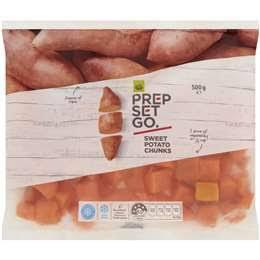 Woolworths Prep Set Go Sweet Potato Chunks 500g