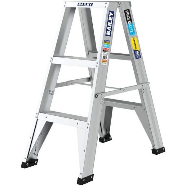 Bailey FS14019 150kg 0.9m 3 Step Trade Lyte Aluminium Double Sided Ladder