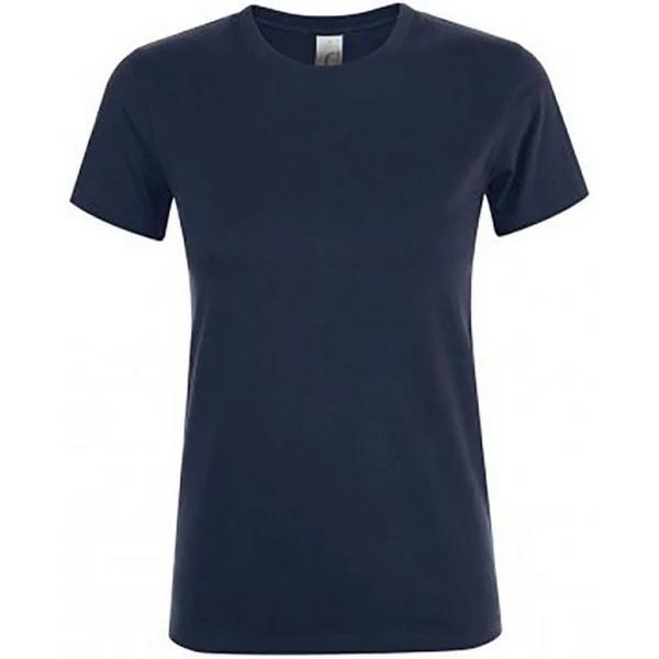 SOLS Womens/Ladies Regent Short Sleeve T-Shirt (French Navy) (M)