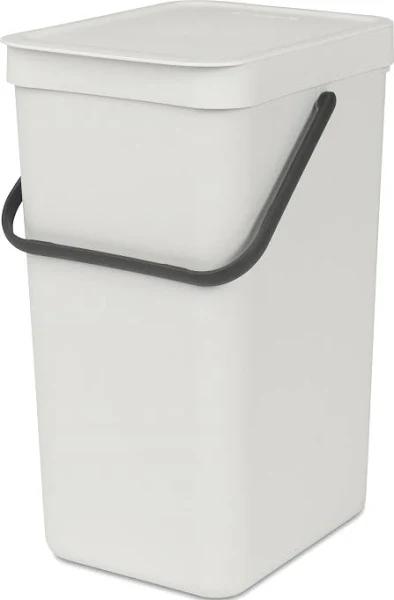 Brabantia Sort & Go Waste Bin 16L - Light Grey