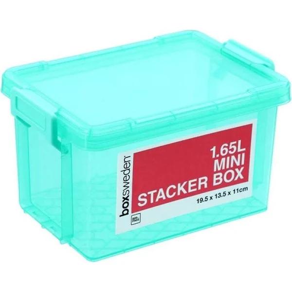 Box Sweden 1.65L Mini Stacker Box 19.5cm w/ Clip L