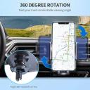 FBB Phone Mount For Car, [ Off-road Level Suction Cup Protection ] 3in1 Long Arm Suction Cup Holder Universal Cell Phone Holder Mount Dashboard