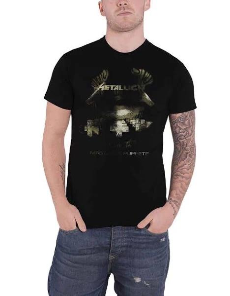 Metallica - Master of Puppets Distressed - T-Shirt Black / S