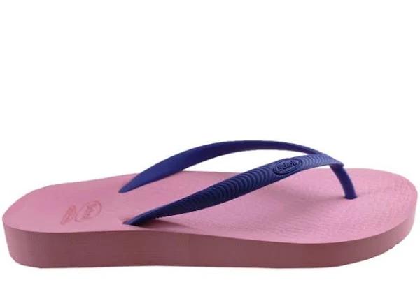 Scholl Orthaheel Fiji Womens Comfortable Rubber Thongs with Support