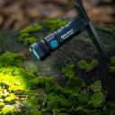 Olight Seeker 4 Mini with Cool White Light (1200 Lumens) and UV Light (365nm) - Black