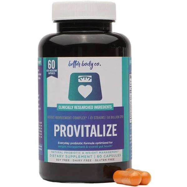 Better Body Co. Provitalize Probiotics | 60 Capsules