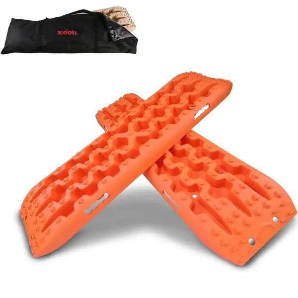 X-BULL Recovery Tracks Sand 4x4 4WD Snow Mud Car Vehicles ATV 2pcs Gen 3.0 - Orange