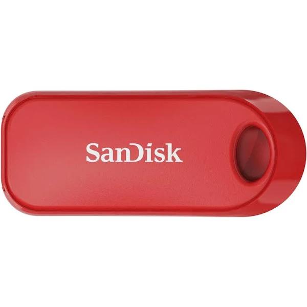 SanDisk Cruzer Snap 32 GB USB Flash Drive - Red