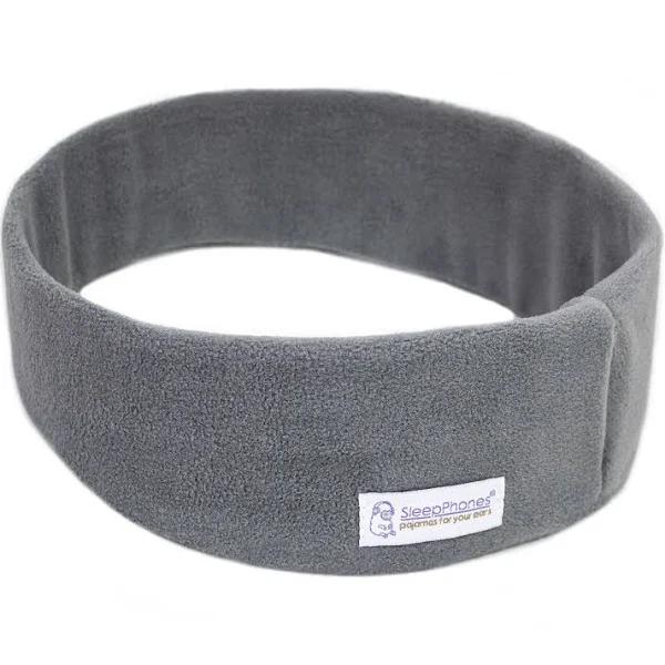 SleepPhones Wireless - Large - Grey Fleece Fabric - Bluetooth - SB8GL-US - No