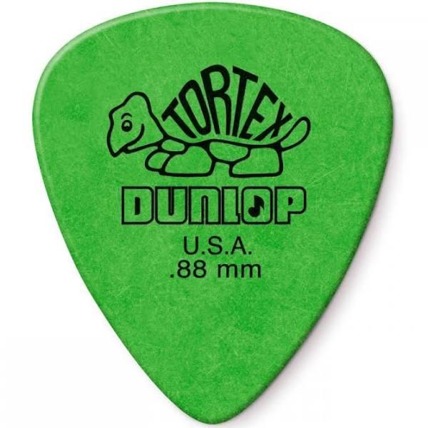 Dunlop Standard Tortex .88mm Green Guitar Picks 12-Pack