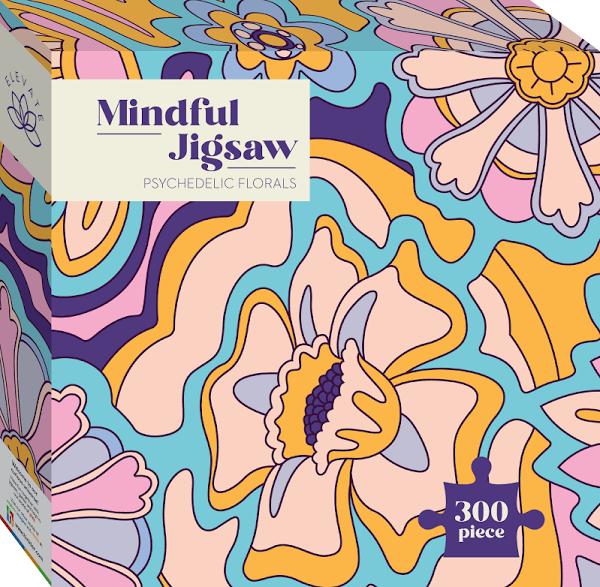 Mindful 300 Piece Jigsaw: Psychedelic Florals