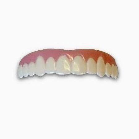 Imako Premium Cosmetic Teeth - 2 Pack - Small, Natural White - Upper Veneers - Custom Fit at Home, DIY Smile Makeover, Made in USA