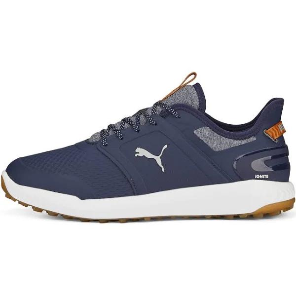 Puma Ignite Elevate Spikeless Golf Shoes - Puma Navy/Puma Silver - Size: 7.5 (UK 6.5) M