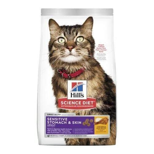 Hills Science Diet Adult Cat Sensitive Stomach And Skin Dry Cat Food