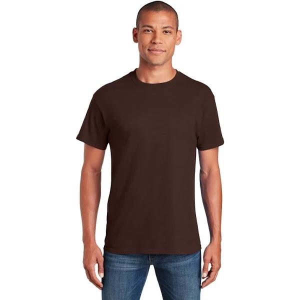 Gildan 5000 Heavy Cotton Adult Tee - Dark Chocolate, M