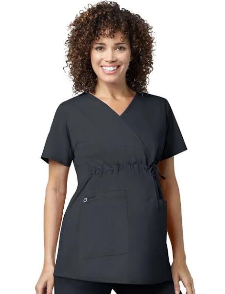 145 WonderWORK Women's Maternity Fit Nurses Scrub Top