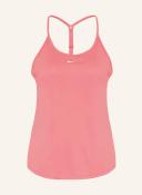 Nike Dri-FIT One Elastika Women's Standard Fit Tank - Pink - 50% Recycled Polyester