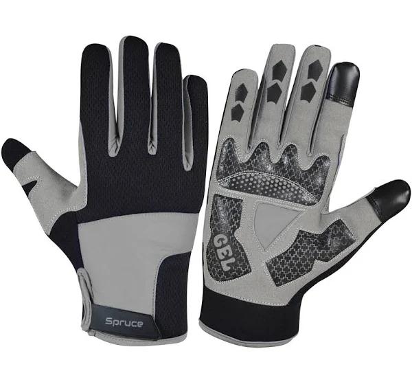 Spruce Windproof Gel Padded Touchscreen Gloves - Grey - S - AfterPay & zipPay Available