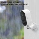 Outdoor Battery & Solar Powered Wifi Wireless Smart Security Camera