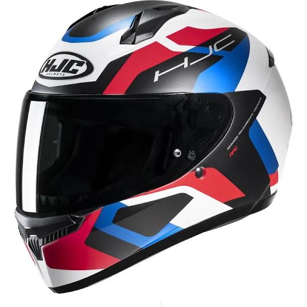 HJC C10 Tins Helmet, black-white-red, Size 2XL