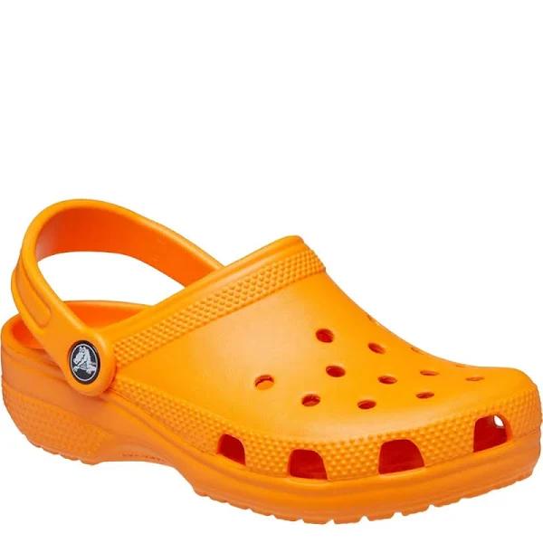 Crocs Childrens/Kids Classic Clogs Orange Zing 12 UK Child Mixed Childrens Clogs