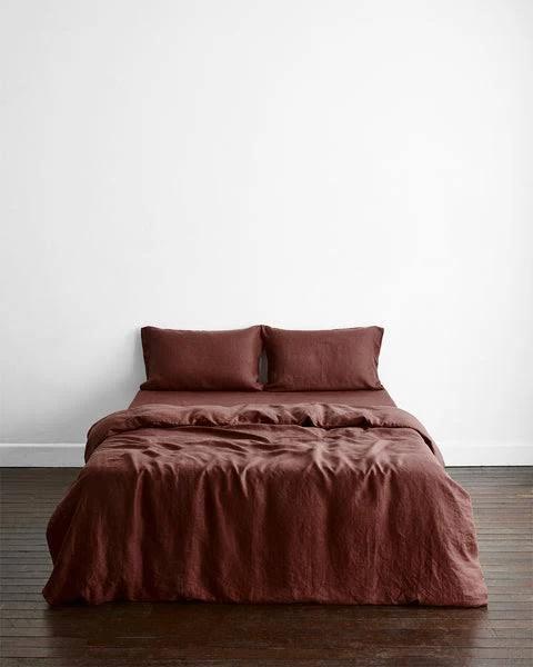 Lavender 100% Flax Linen Sheet Set – Bed Threads