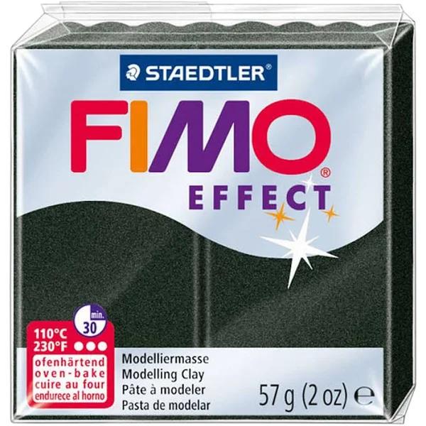 Fimo Effect Polymer Clay 2oz-Black Pearl -EF802-907 , Staedtler