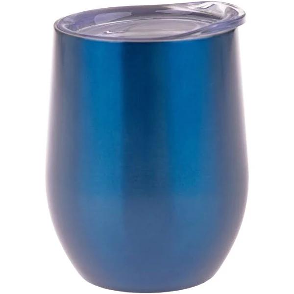 Oasis Stainless Steel Double Wall Insulated Wine Tumbler 330ml - Sapphire