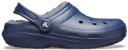 Crocs Unisex Classic Lined Clog - Navy / Charcoal