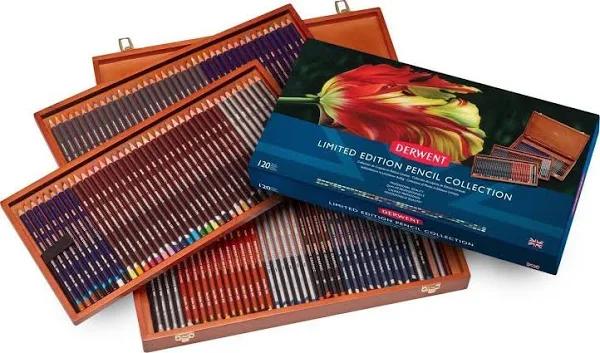 Derwent Limited Edition 120 Pencil Collection Professional Wooden Box Gift Set