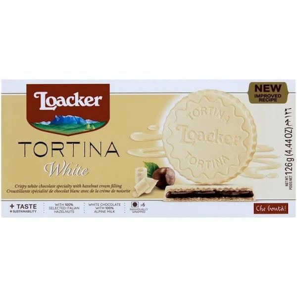 Loacker Wafers White Tortina 125g