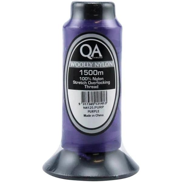 QA Woolly Nylon Thread 1500m Purple