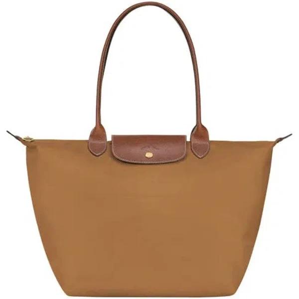 Longchamp Large Le Pliage Tote Brown