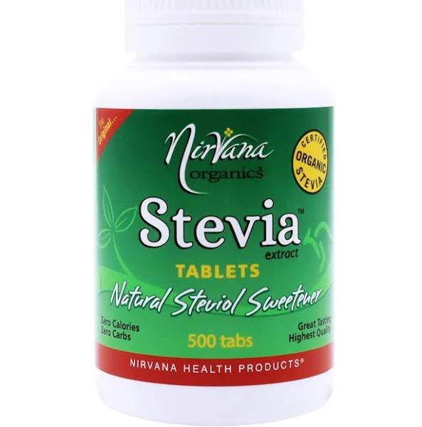 Nirvana Organics Stevia 500 Tablets