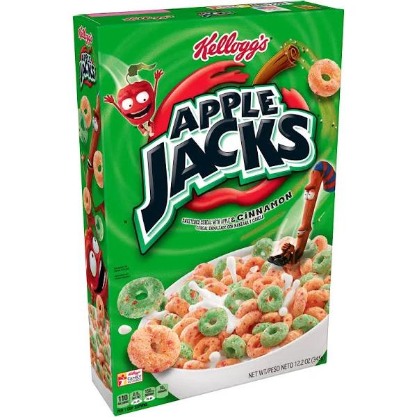 Apple Jacks Cereal, 12.2-Ounce Boxes (Pack of 4)