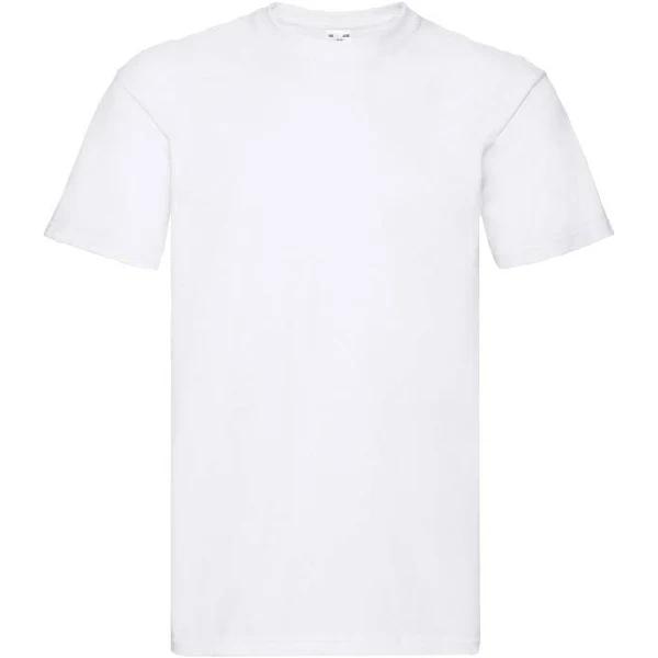 Fruit of The Loom Mens Super Premium Plain T-Shirt (White) (S)