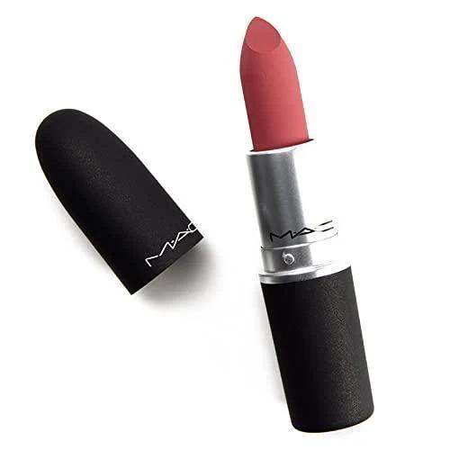 M.A.C. Powder Kiss Lipstick - 930 Brickthrough Warm Dusty Rose, 0.1 Ounce