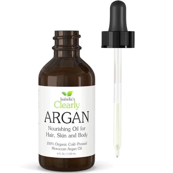 Clearly Argan - 100% Organic Pure Moroccan Argan Oil for Face, Hair, Body