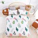 Dreamaker 100% Cotton Sateen Quilt Cover Set Fern Print King