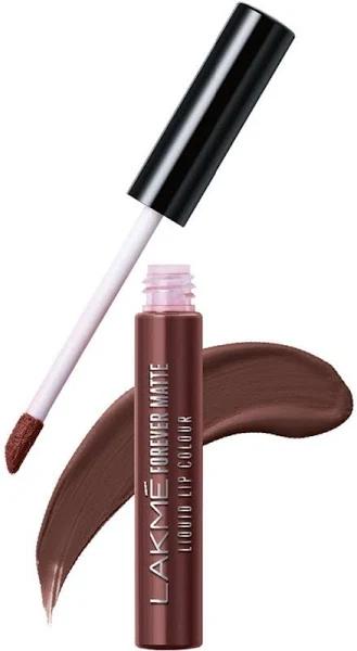 Lakme Forever Matte Liquid Lip Colour, Brown Espresso, 5.6 ml